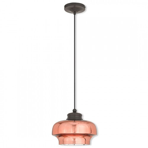 LIVEX LIGHTING 40631-92  Art Glass Mini Pendant