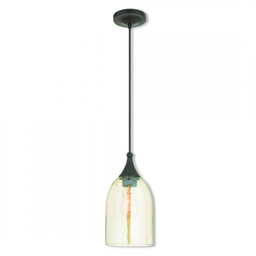 LIVEX LIGHTING  40632-92  Art Glass Mini Pendant