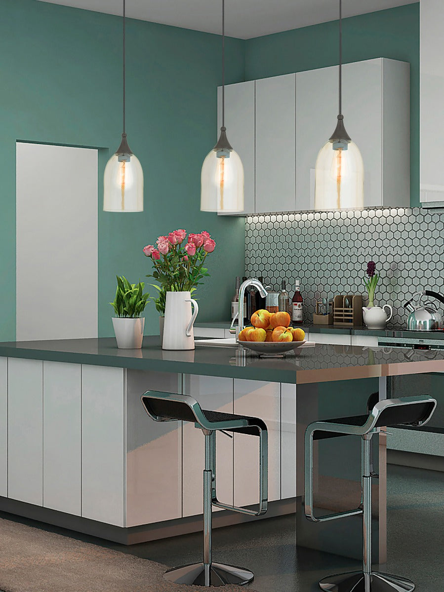 LIVEX LIGHTING  40632-92  Art Glass Mini Pendant