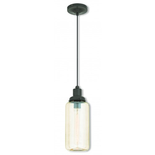 LIVEX LIGHTING 40634-92  Art Glass Mini Pendant