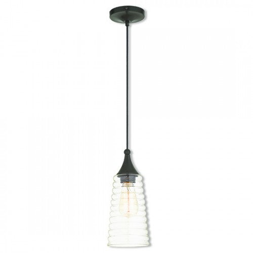 LIVEX LIGHTING  40637-92  Art Glass Mini Pendant