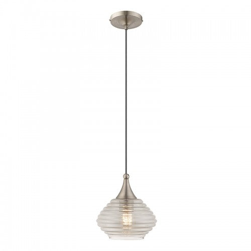 LIVEX LIGHTING  40643-91  Art Glass Mini Pendant