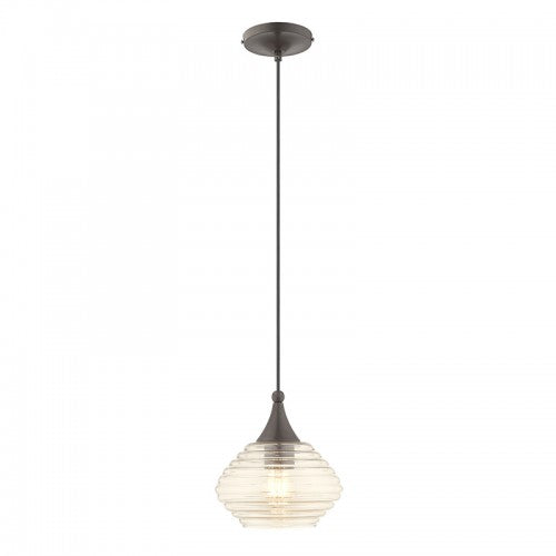 LIVEX LIGHTING  40644-92  Art Glass Mini Pendant