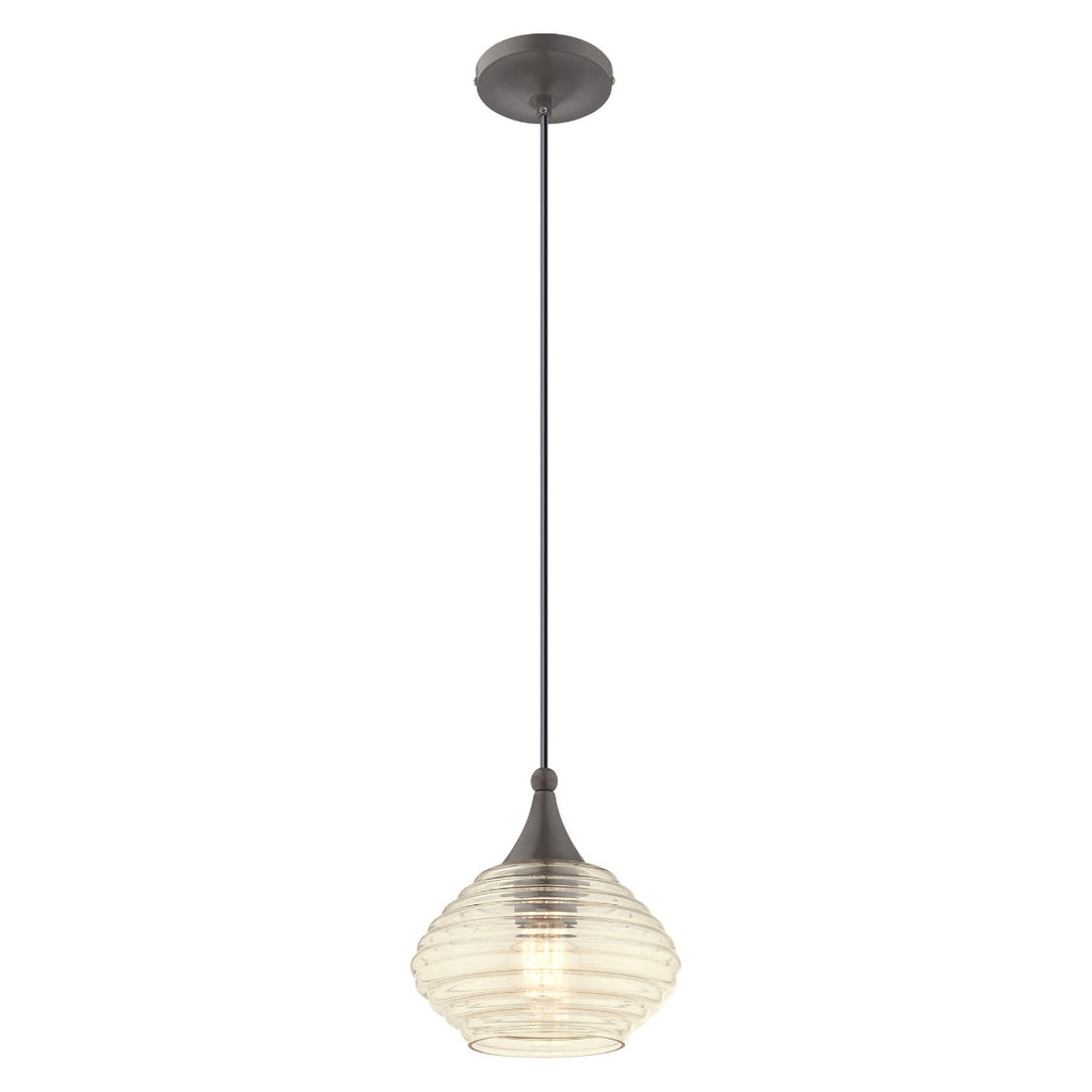 LIVEX LIGHTING  40644-92  Art Glass Mini Pendant