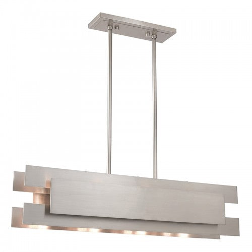 LIVEX LIGHTING 40694-91  Varick Linear Chandelier
