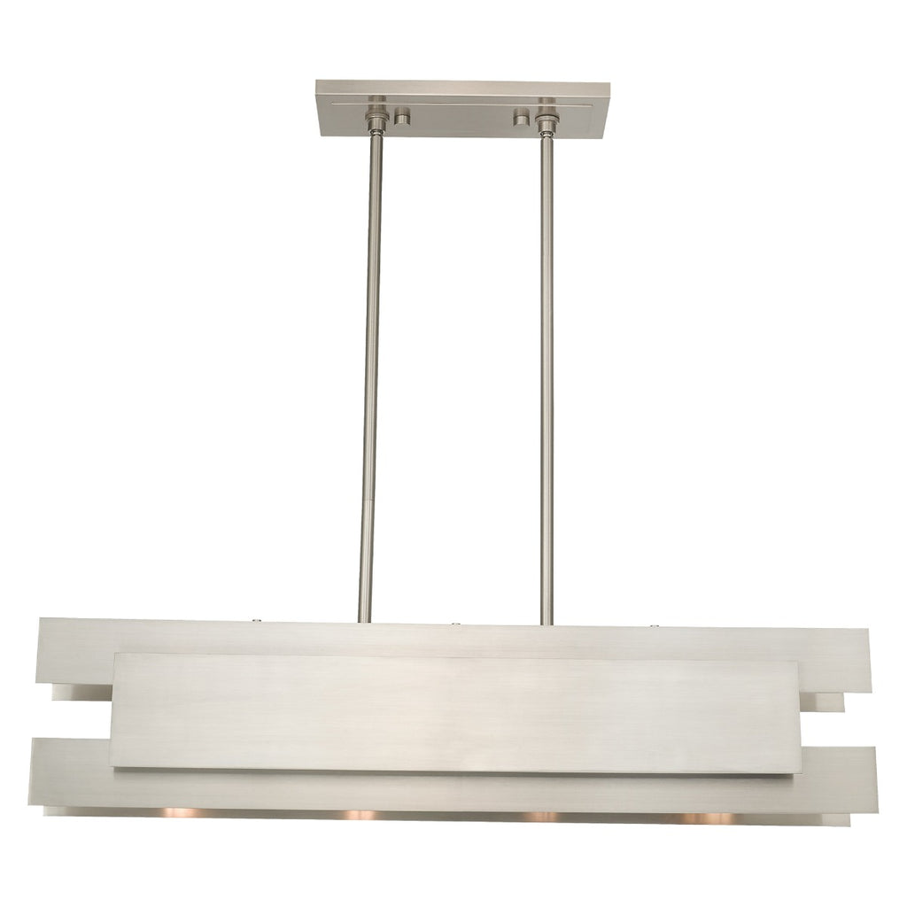 LIVEX LIGHTING 40694-91  Varick Linear Chandelier