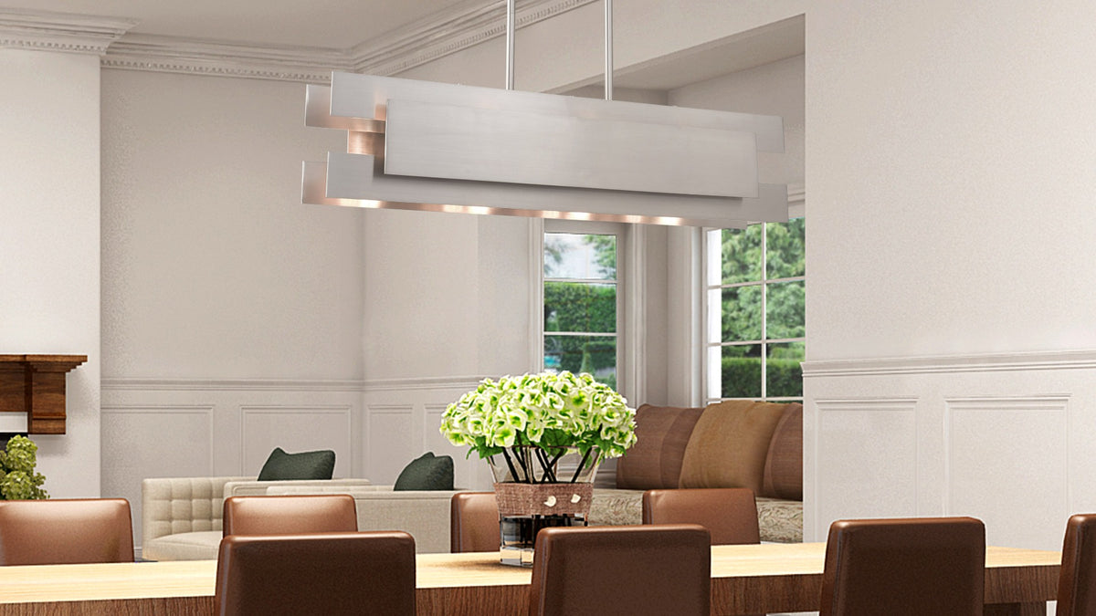LIVEX LIGHTING 40694-91  Varick Linear Chandelier