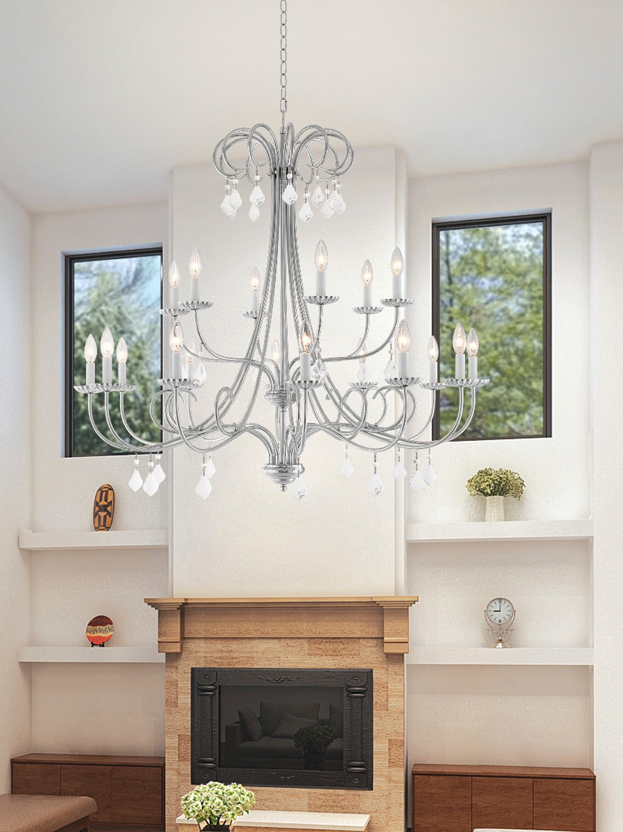 LIVEX LIGHTING  40870-05  Daphne  Foyer & Grand Chandelier