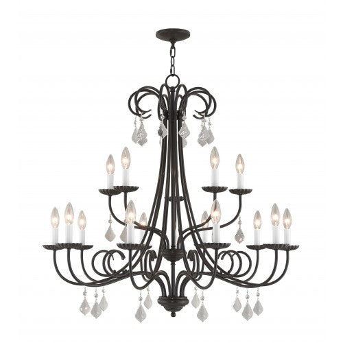LIVEX LIGHTING  40879-92  Daphne  Foyer & Grand Chandelier