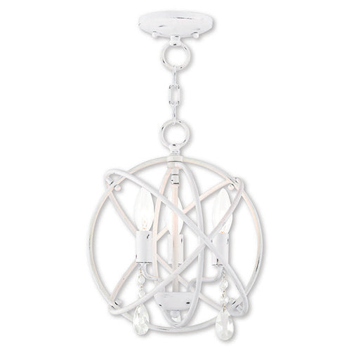 LIVEX LIGHTING  40903-60  Aria  Mini Chandelier/Ceiling Mount