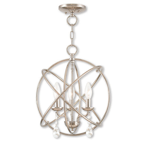 LIVEX LIGHTING  40904-35  Aria  Mini Chandelier/Ceiling Mount