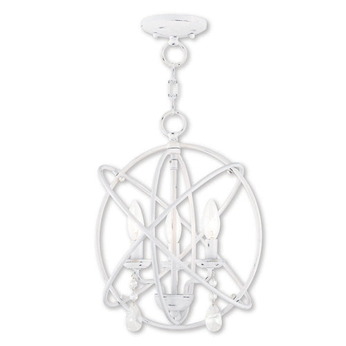 LIVEX LIGHTING  40904-60  Aria  Mini Chandelier/Ceiling Mount
