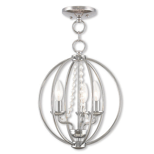 LIVEX LIGHTING  40913-05  Arabella  Mini Chandelier/Ceiling Mount