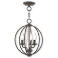 LIVEX LIGHTING  40913-92 Arabella  Mini Chandelier/Ceiling Mount