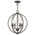 LIVEX LIGHTING  40914-92 Arabella  Mini Chandelier/Ceiling Mount