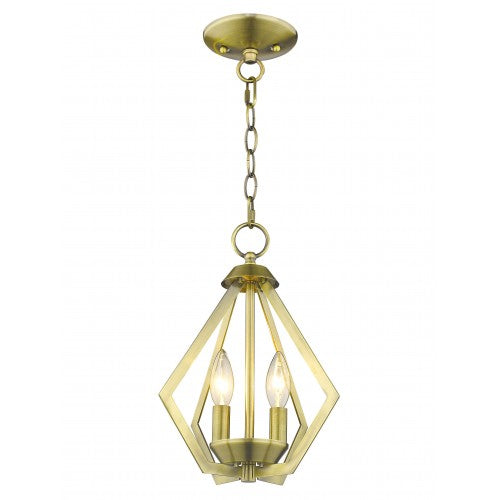 LIVEX LIGHTING  40922-01  Prism  Mini Chandelier/Ceiling Mount