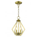LIVEX LIGHTING  40922-01  Prism  Mini Chandelier/Ceiling Mount