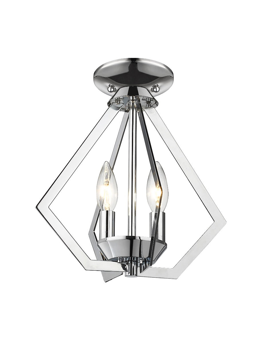 LIVEX LIGHTING  40922-05 Prism  Mini Chandelier/Ceiling Mount