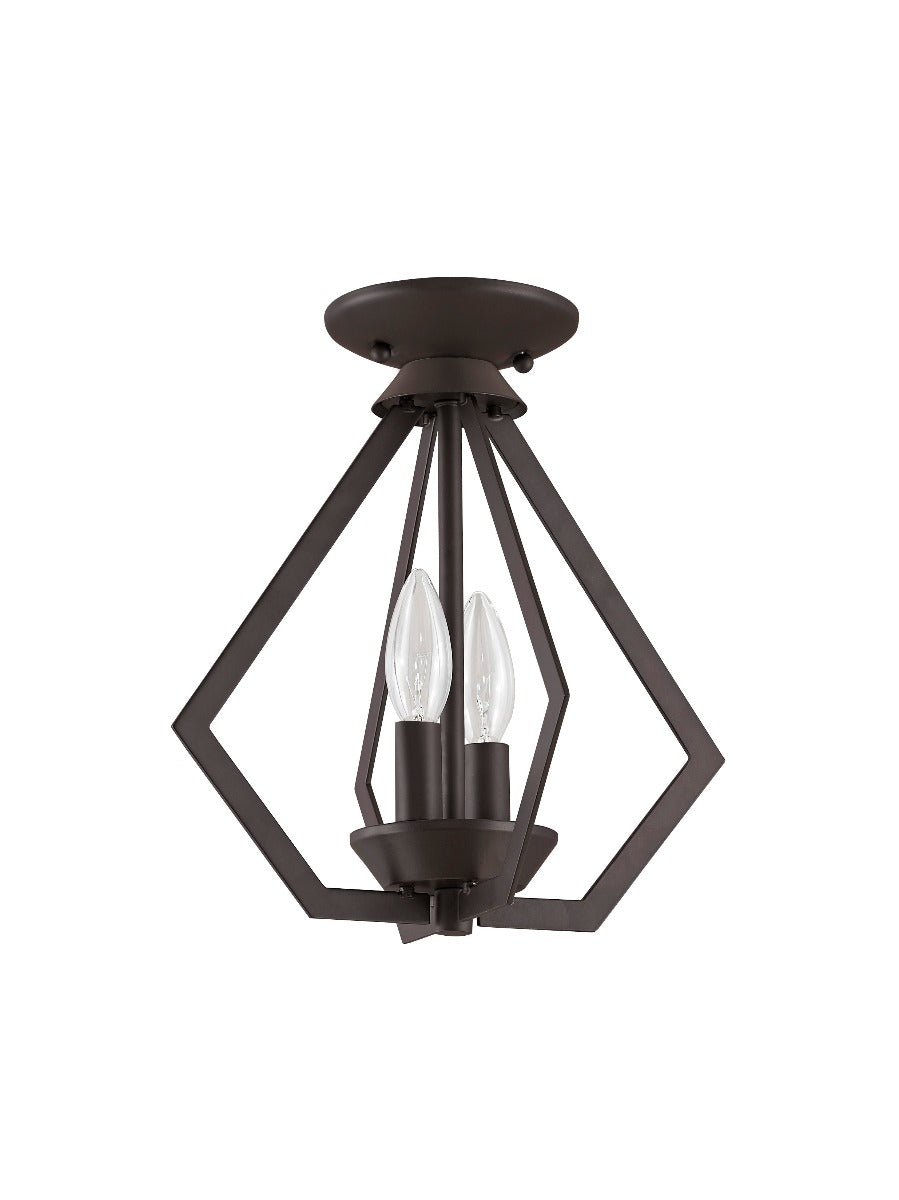 LIVEX LIGHTING  40922-07 Prism  Mini Chandelier/Ceiling Mount