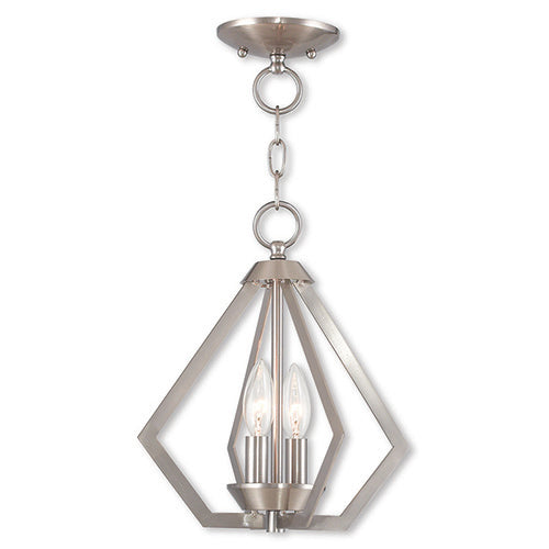 LIVEX LIGHTING  40922-91  Prism  Mini Chandelier/Ceiling Mount
