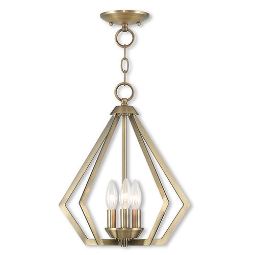 LIVEX LIGHTING  40923-01  Prism Mini  Chandelier/Ceiling Mount