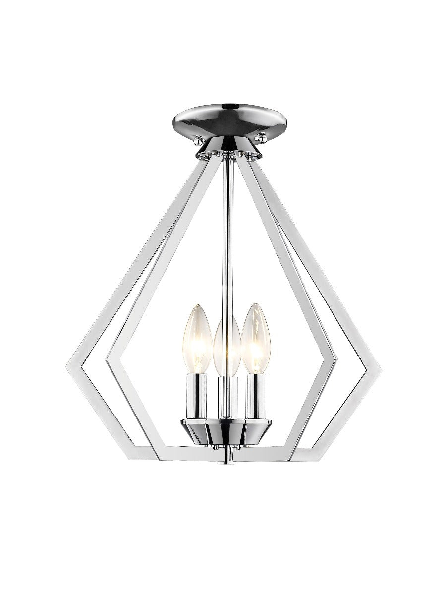 LIVEX LIGHTING  40923-05  Prism  Mini Chandelier/Ceiling Mount