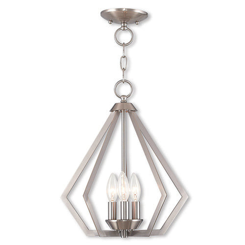 LIVEX LIGHTING  40923-91  Prism  Mini Chandelier/Ceiling Mount