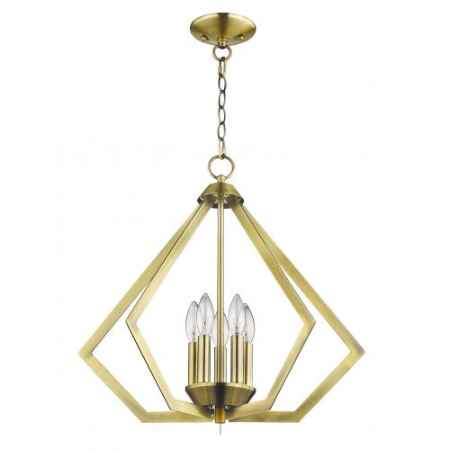 LIVEX LIGHTING  40925-01 Prism  Chandelier