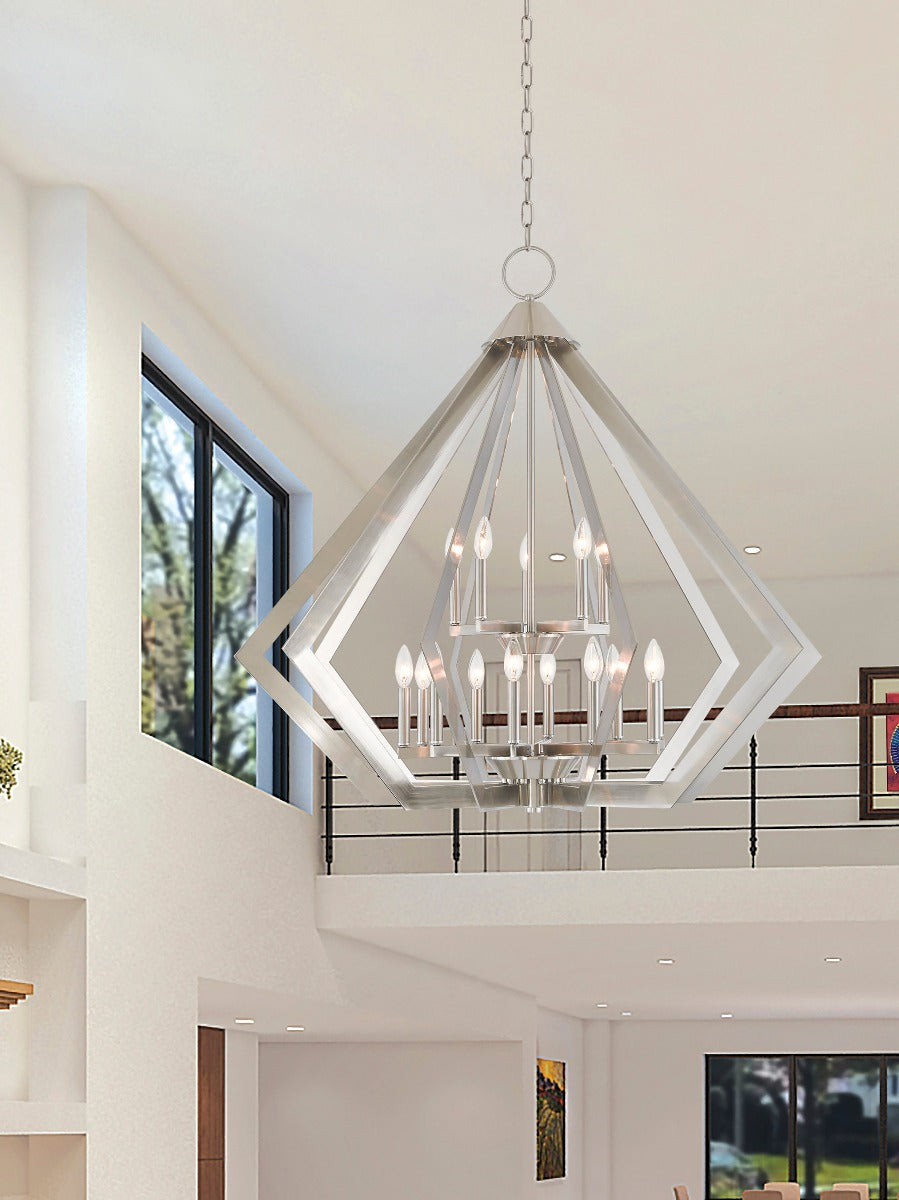 LIVEX LIGHTING  40928-91  Prism  Foyer or Grand Chandelier