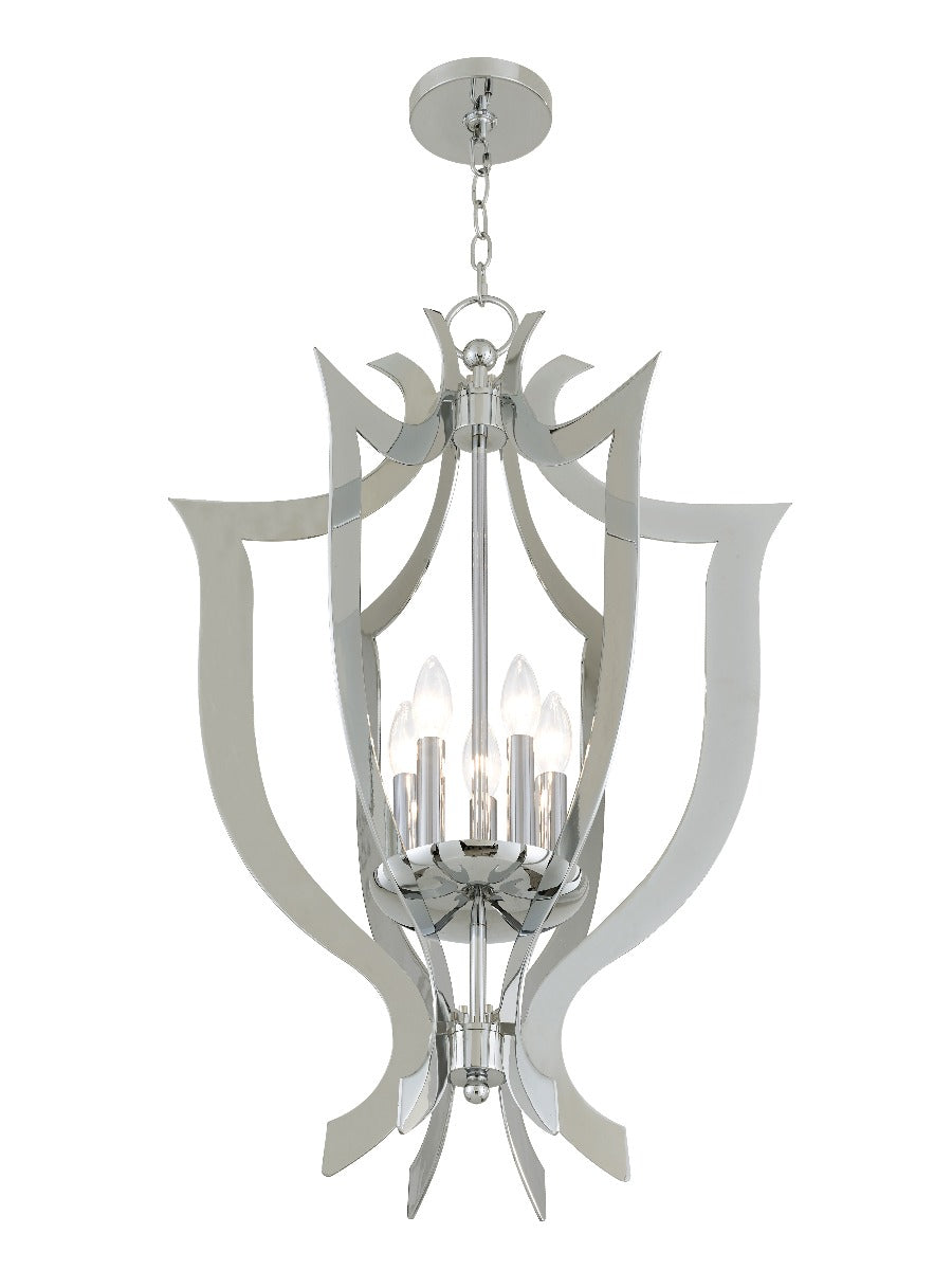 LIVEX LIGHTING  41004-05  Aldrich  Lantern Chandelier