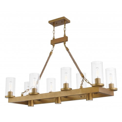 LIVEX LIGHTING  41068-26  Metuchen  Linear Chandelier