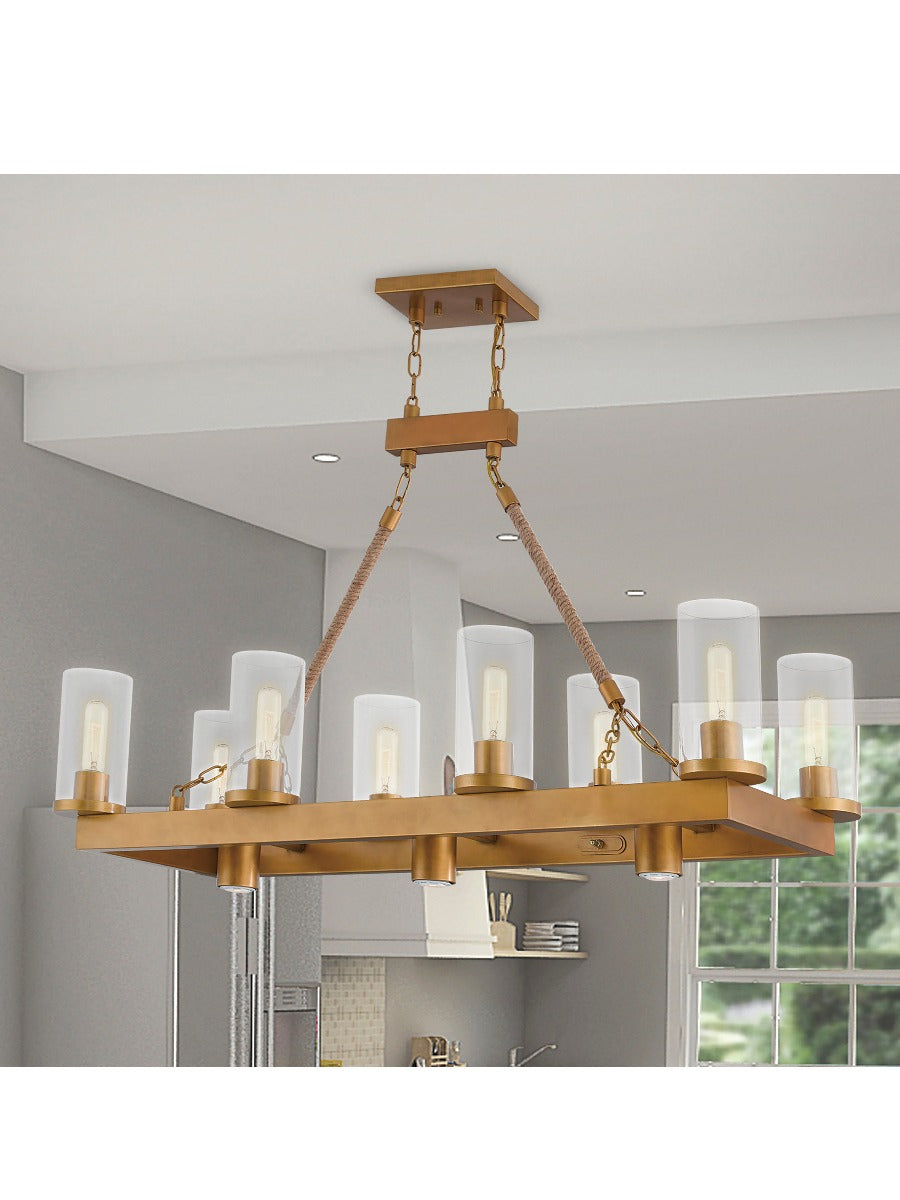 LIVEX LIGHTING  41068-26  Metuchen  Linear Chandelier