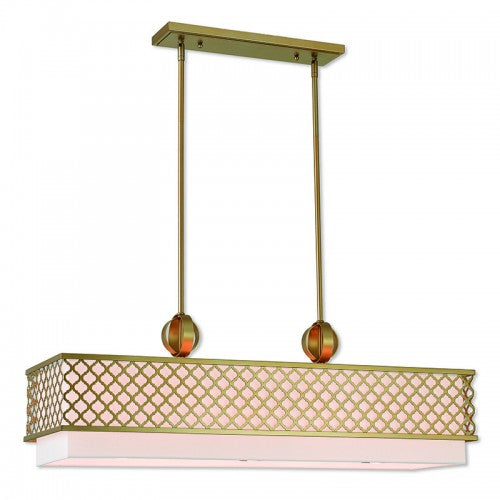 LIVEX LIGHTING  41106-33 Arabesque Linear Chandelier
