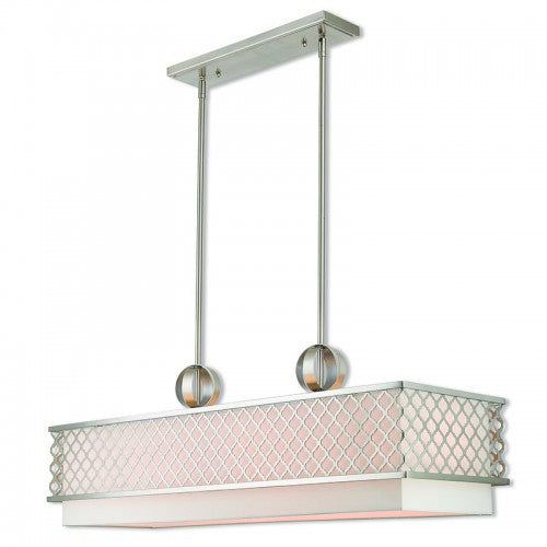 LIVEX LIGHTING  41106-91  Arabesque Linear Chandelier