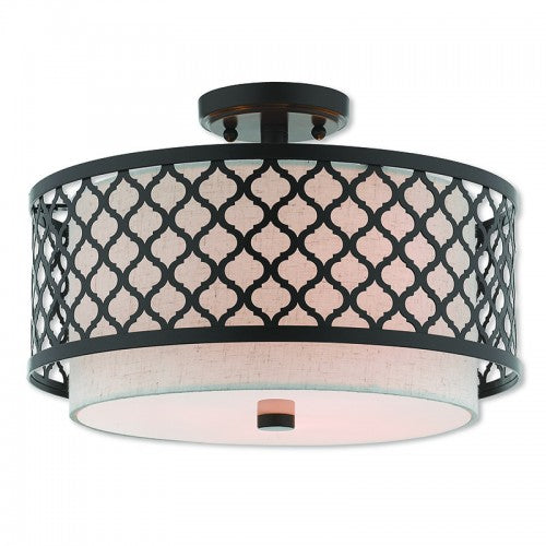 LIVEX LIGHTING  41112-92 Arabesque  Ceiling Mount