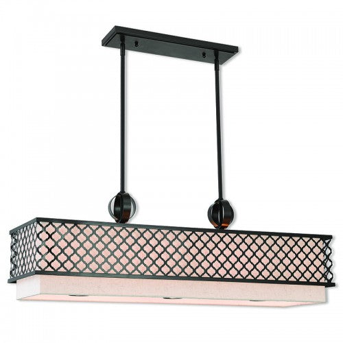 LIVEX LIGHTING  41117-92  Arabesque Linear Chandelier