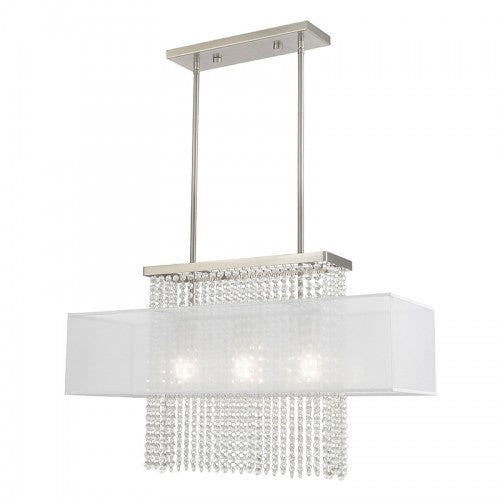 LIVEX LIGHTING  41123-91   Bella Vista Linear Chandelier
