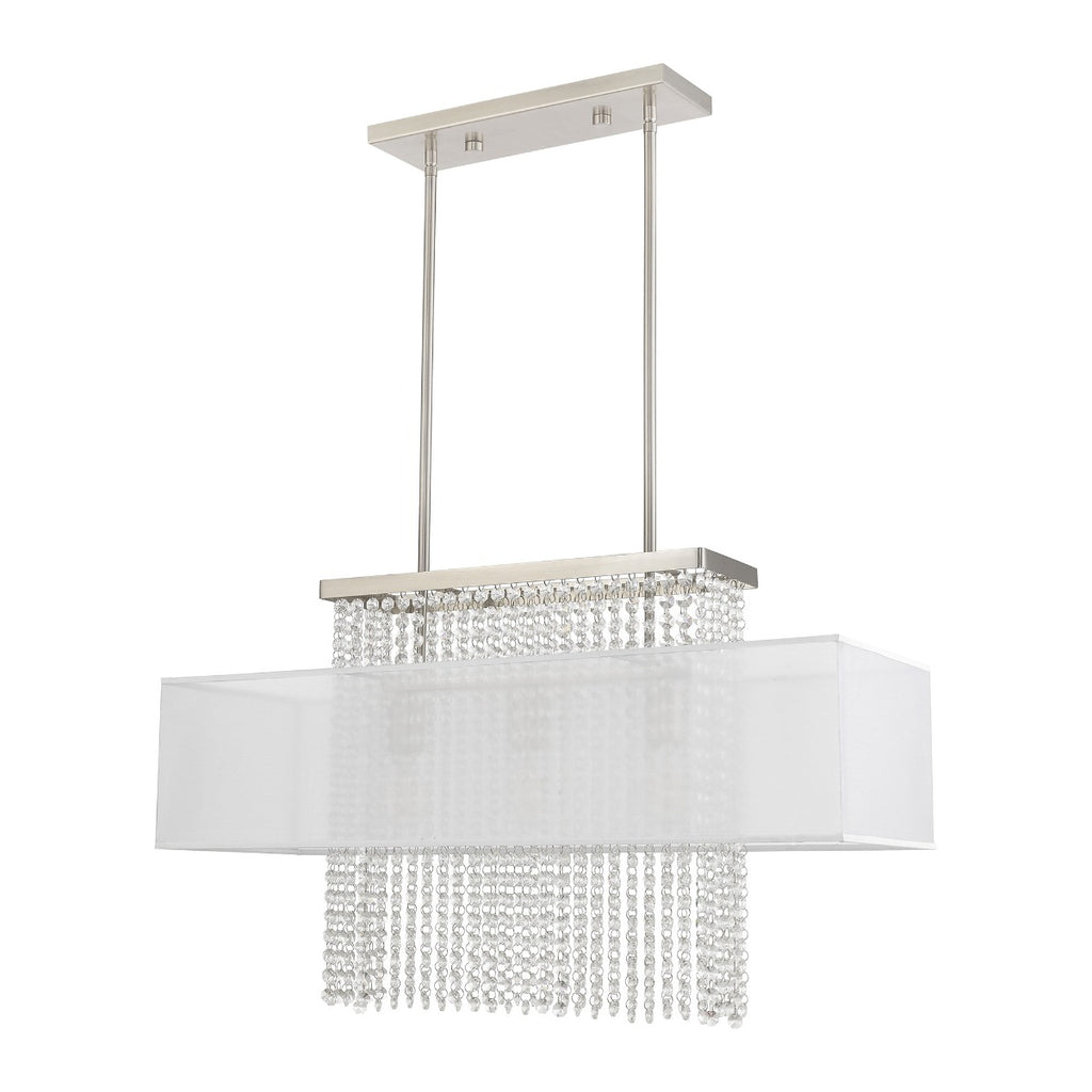 LIVEX LIGHTING  41123-91   Bella Vista Linear Chandelier