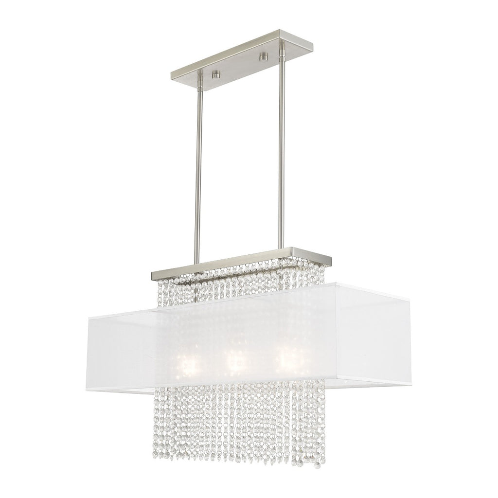 LIVEX LIGHTING  41123-91   Bella Vista Linear Chandelier