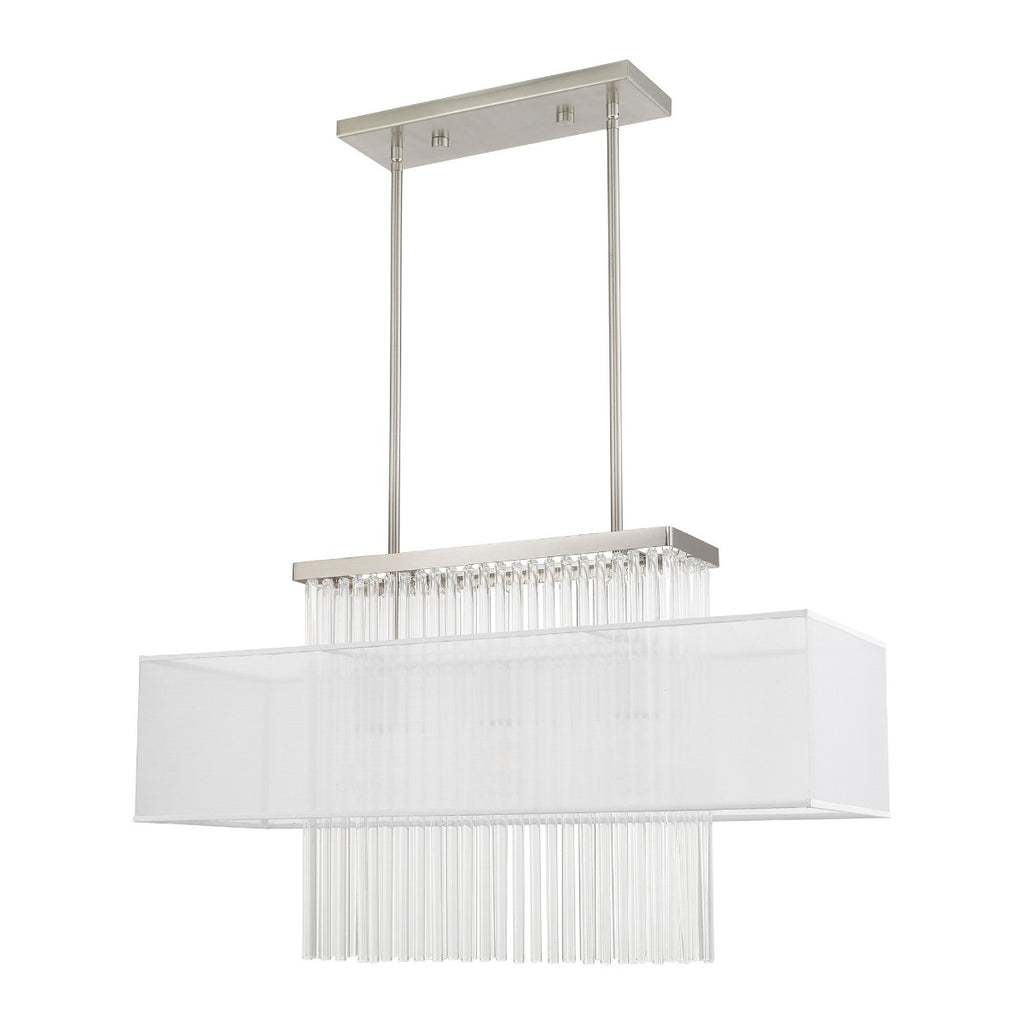 LIVEX LIGHTING  41143-91  Alexis Linear Chandelier