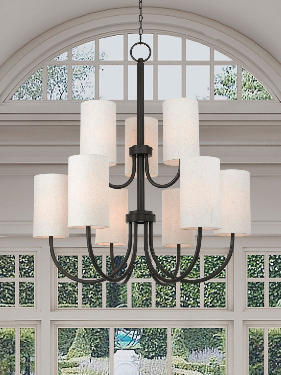 LIVEX LIGHTING  41169-92  Haddonfield  Foyer & Grand Chandelier