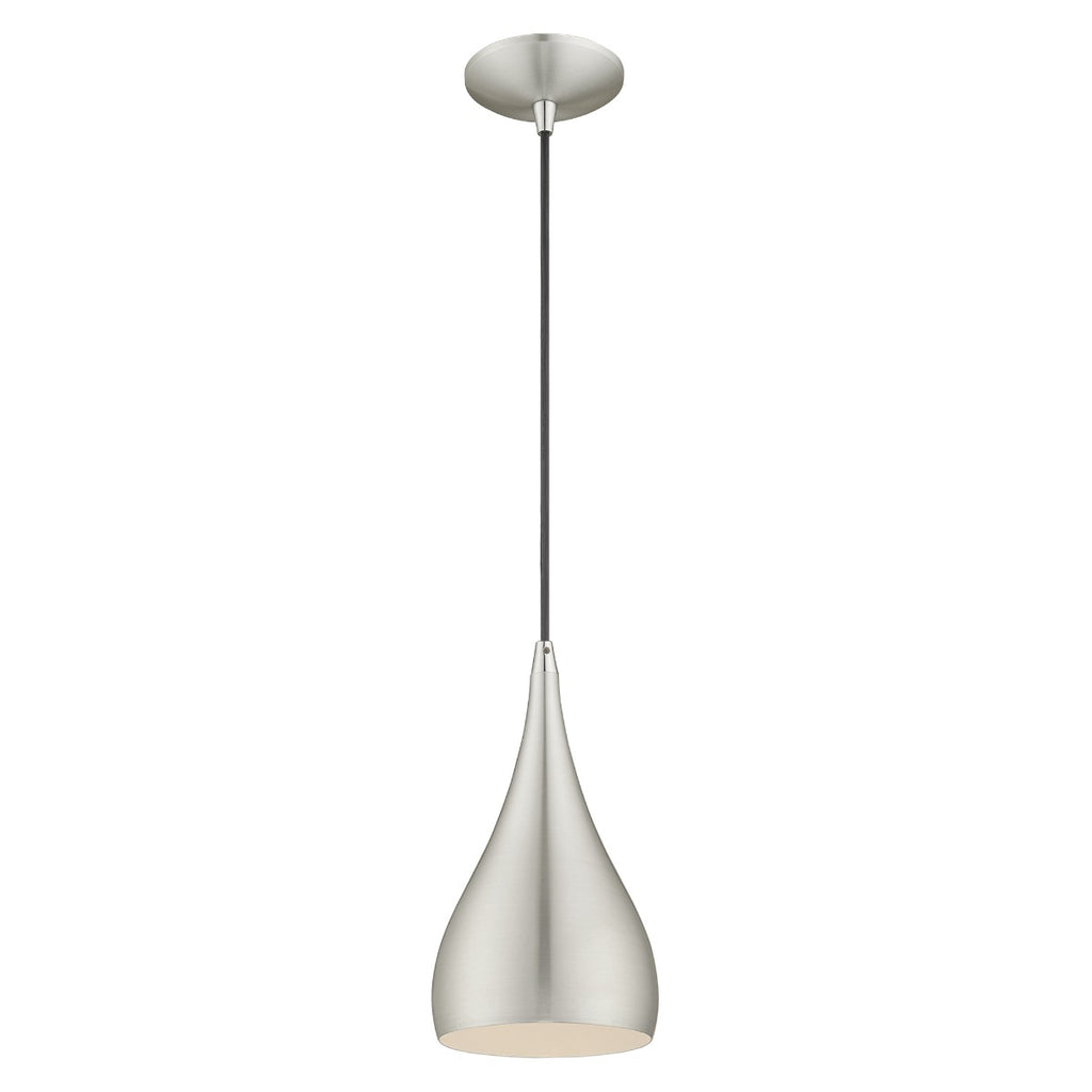 LIVEX LIGHTING  41171-66  Metal Shade Mini Pendant