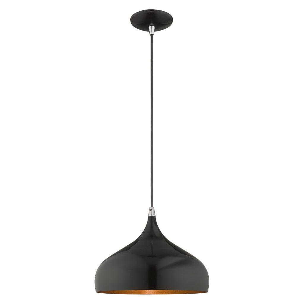 LIVEX LIGHTING  41172-68  Metal Shade Mini Pendant
