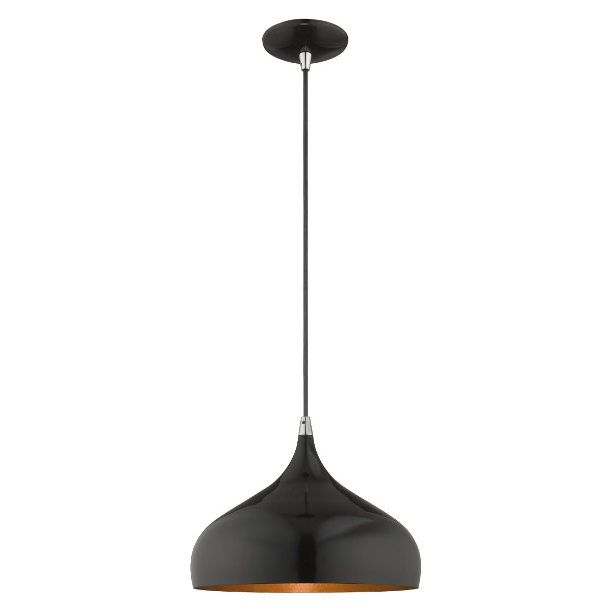 LIVEX LIGHTING  41172-68  Metal Shade Mini Pendant