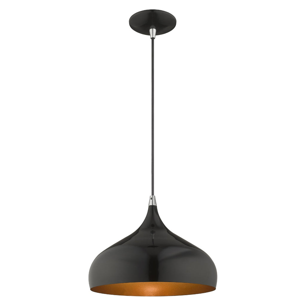 LIVEX LIGHTING  41172-68  Metal Shade Mini Pendant