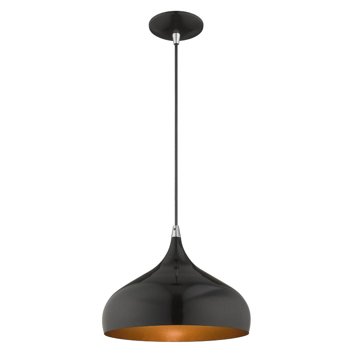 LIVEX LIGHTING  41172-68  Metal Shade Mini Pendant