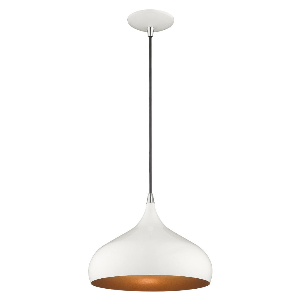LIVEX LIGHTING  41172-69  Metal Shade Mini Pendant
