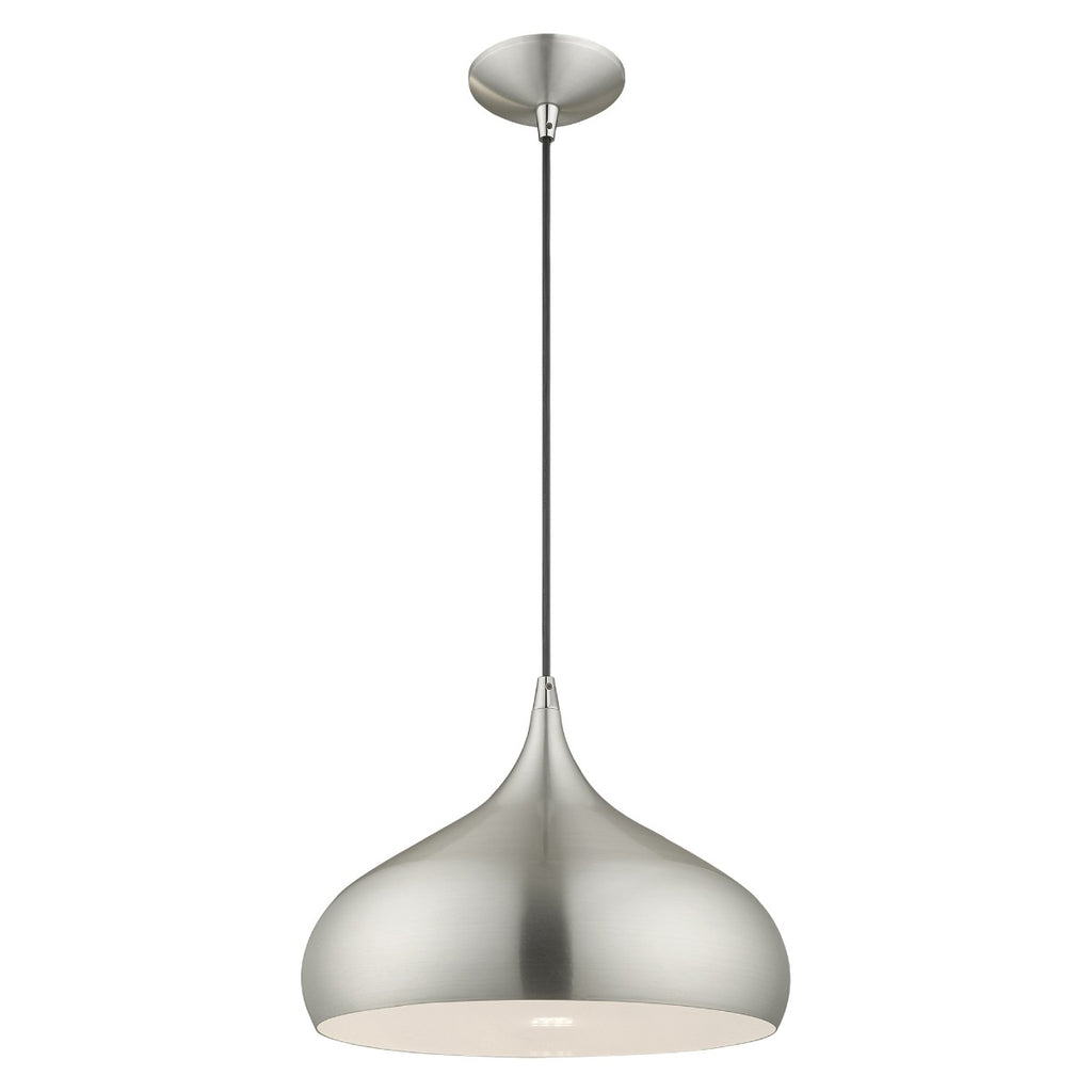 LIVEX LIGHTING  41173-66  Metal Shade Mini Pendant