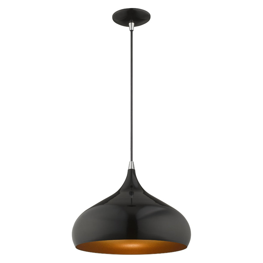 LIVEX LIGHTING  41173-68  Metal Shade Mini Pendant