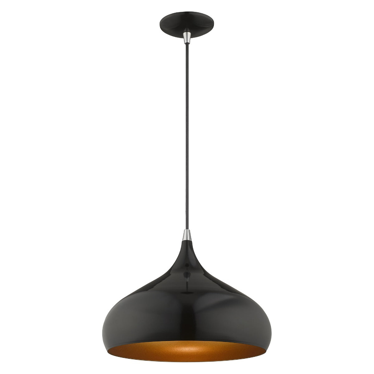 LIVEX LIGHTING  41173-68  Metal Shade Mini Pendant